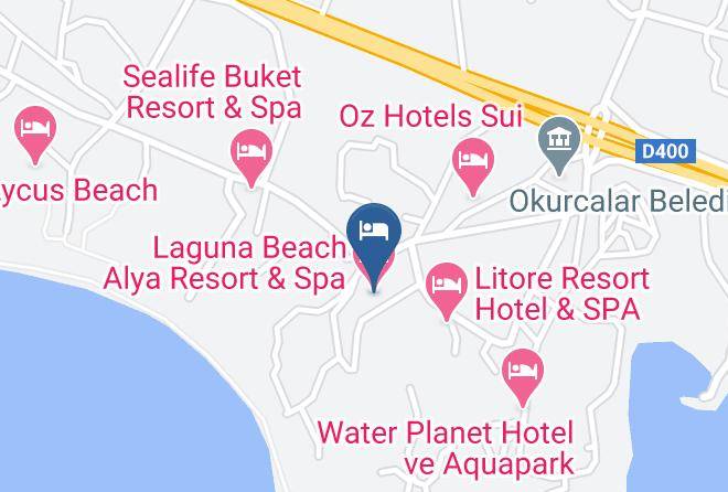 Laguna Beach Alya Resort & Spa Map