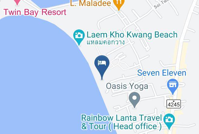 Amphoe Ko Lanta - Laguna Beach Club Resort Maps