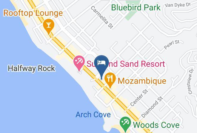 Laguna Brisas Hotel Map