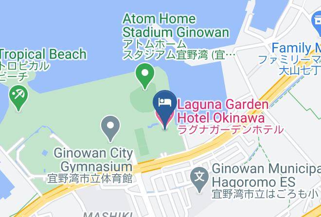 Ginowan City - Laguna Garden Hotel Okinawa Maps