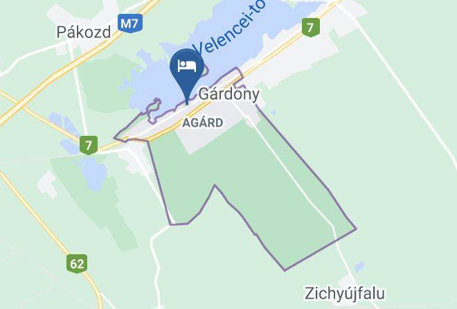 Gardony - Laguna Hotel Maps