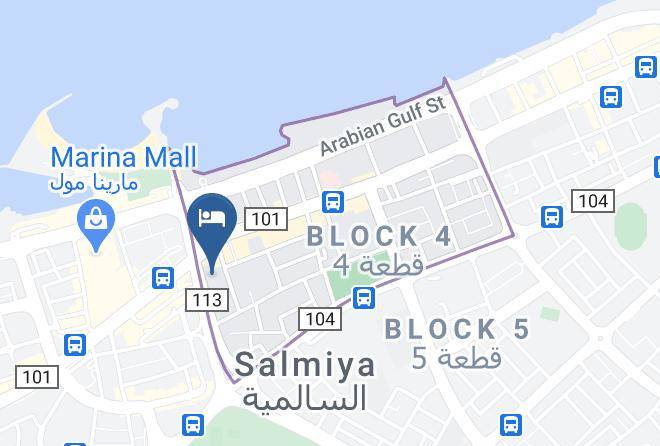 Al Salmiyah - Laguna Hotel Suites Maps