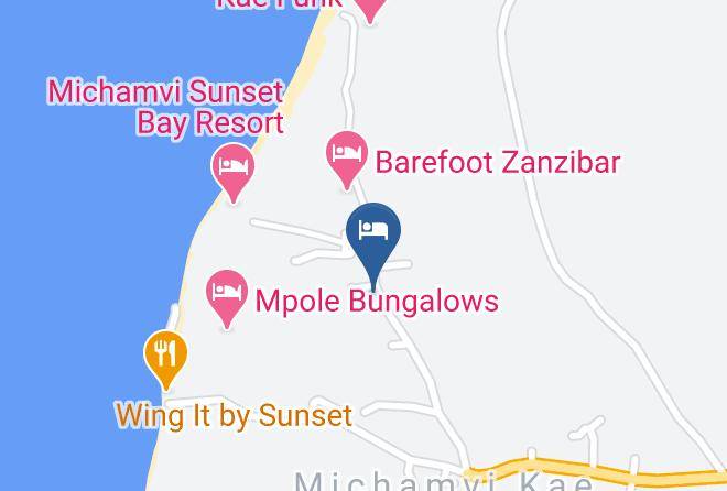 Laguna Palace Zanzibar Map