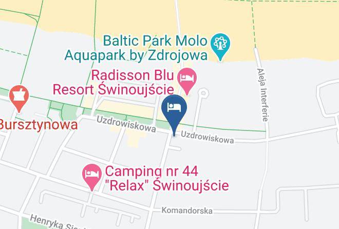 Swinoujscie - Laguna Tanie Noclegi Pensjonat Maps