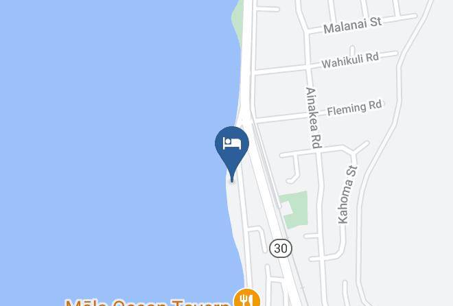 Maui - Lahaina Oceanfront Estate Maps