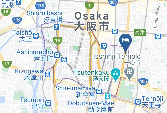 Osaka City Naniwa Ward - Lahaina Yuuhioka Maps