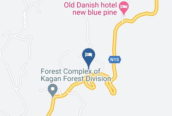 Peshawar - Lahore Hotel Jaba Balakot Maps