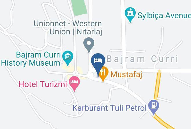 Tropoje - Lahuta Hotel Maps