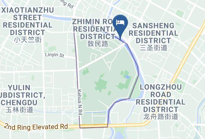 Chengdu - Lai Feng Hotel Chengdu Branch Jiuyanqiao Maps