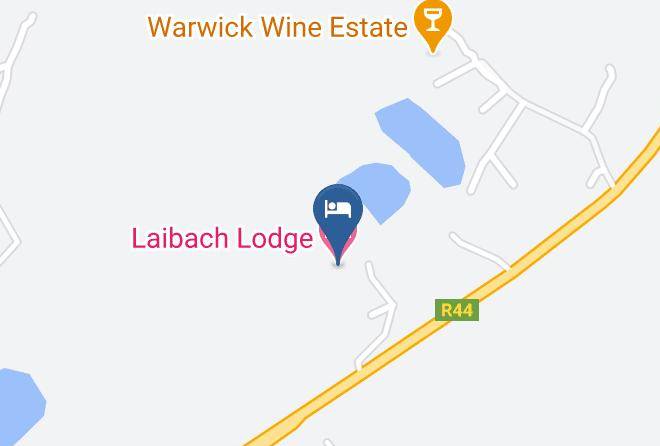 Cape Winelands - Laibach Lodge Maps