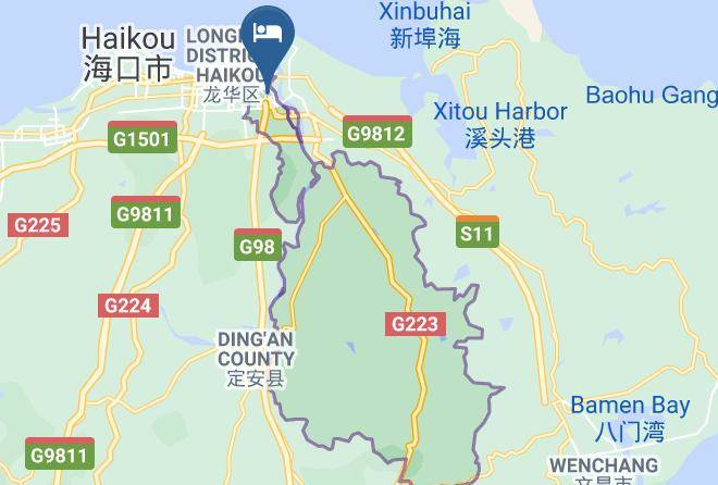 Haikou - Laifu Jiayuan Hotel Maps