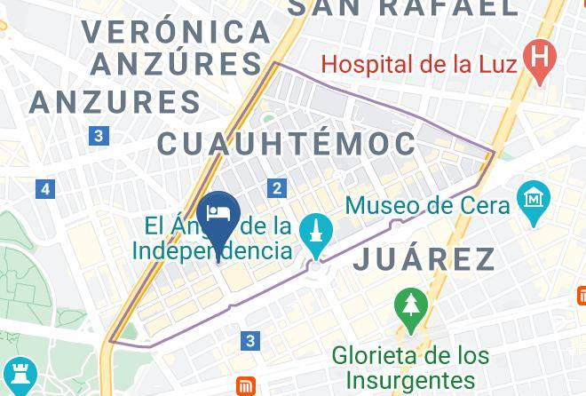 Cuauhtemoc - Laila Hotels Maps