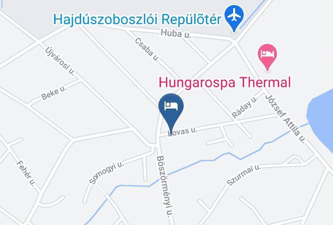 Hajduszoboszlo - Lajtos Vendeghaz Maps