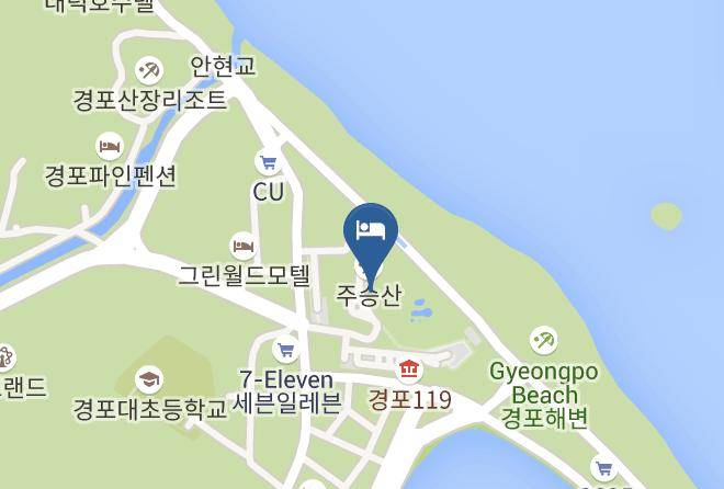 Gangneungsi - Lakai Sandpine Resort Maps