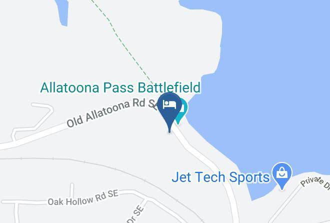 Lake Allatoona Inn Map
