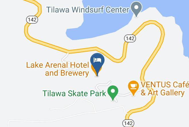 Tilaran - Lake Arenal Hotel & Brewery Maps