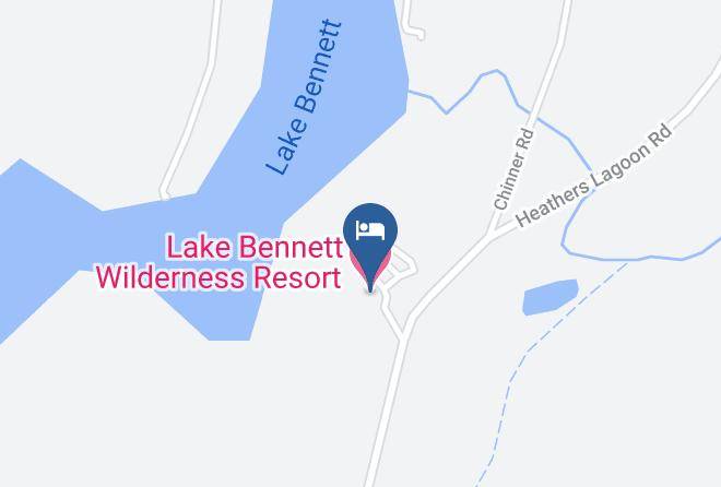 Lake Bennett Wilderness Resort Map