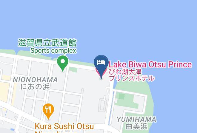 Otsu City - Lake Biwa Otsu Prince Hotel Maps