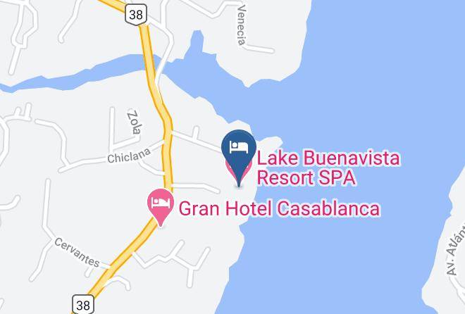 Punilla Department - Lake Buenavista Resort Spa Maps
