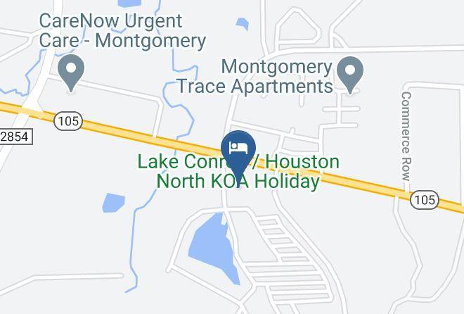 Montgomery - Lake Conroe Houston North Koa Holiday Maps