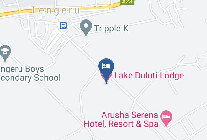 Arumeru - Lake Duluti Lodge Maps