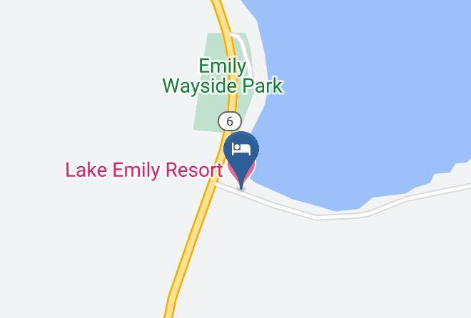 Lake Emily Resort Map