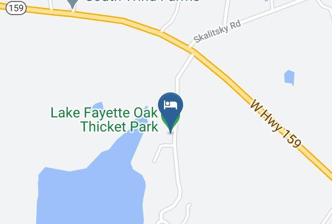 Fayette - Lake Fayette Oak Thicket Park Maps