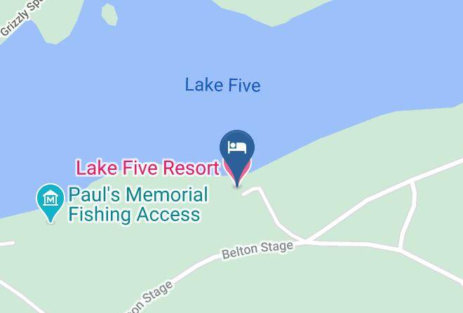Flathead - Lake Five Resort Maps