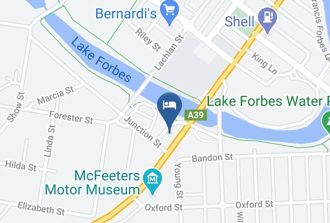 Forbes - Lake Forbes Motel Maps