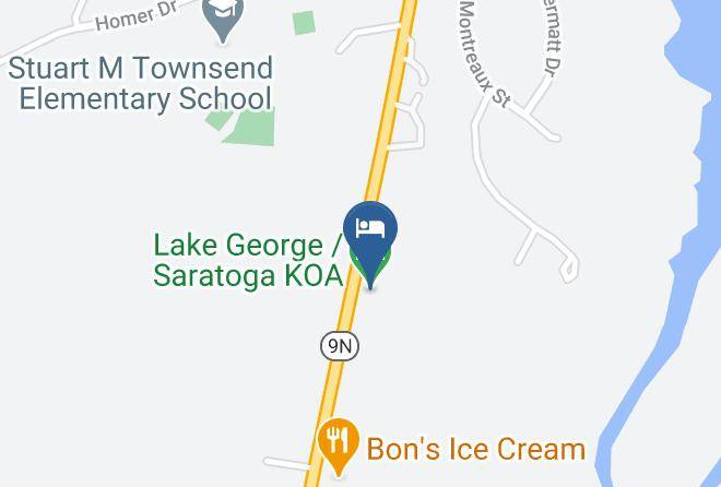 Warren - Lake George Saratoga Koa Maps