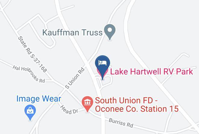 Oconee - Lake Hartwell Rv Park Maps