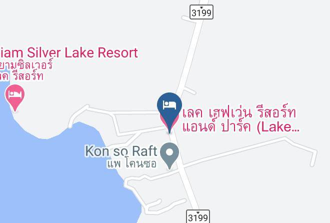 Amphoe Si Sawat - Lake Heaven Resort And Park Maps