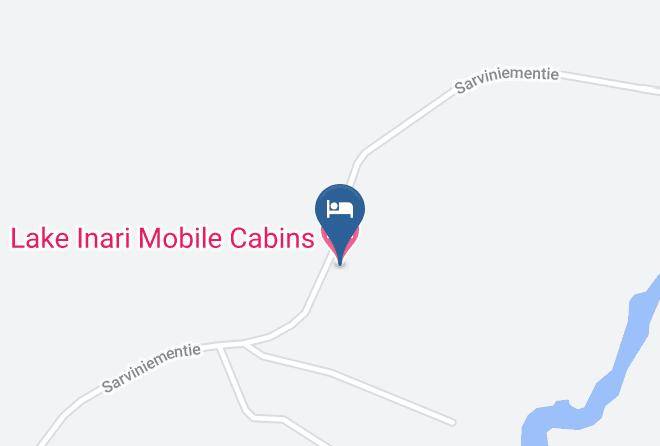 Inari - Lake Inari Mobile Cabins Maps