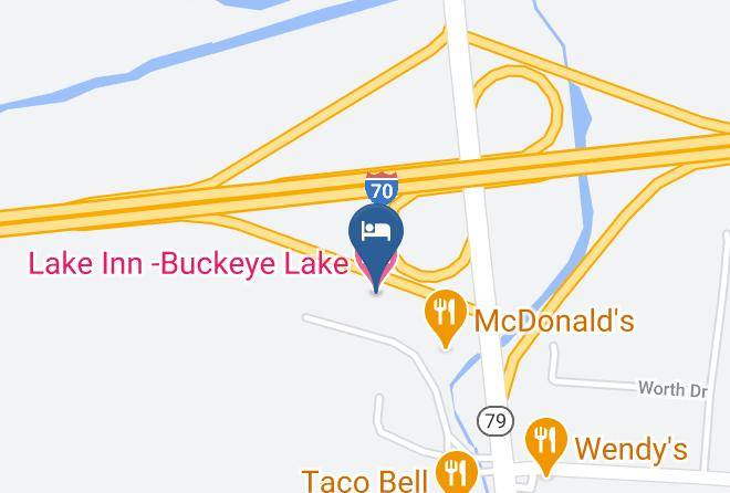 Licking - Lake Inn Buckeye Lake Maps