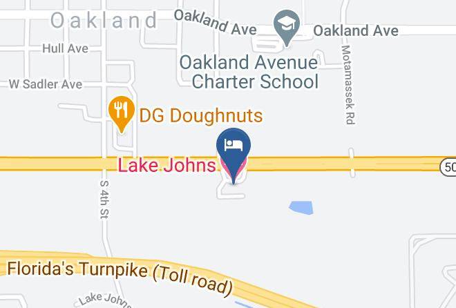 Orange - Lake Johns Motel Maps