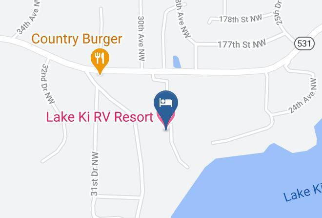 Snohomish - Lake Ki Rv Resort Maps