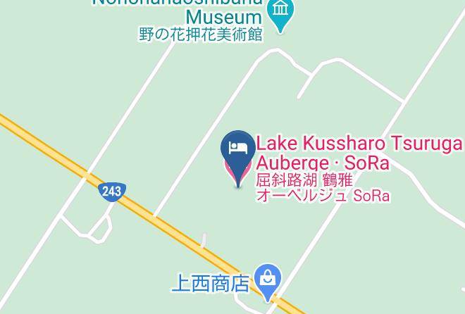 Teshikaga Townkawakami District - Lake Kussharo Tsuruga Auberge Sora Maps