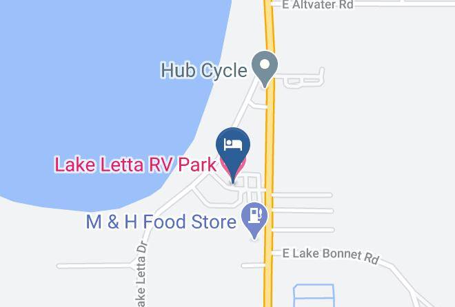 Highlands - Lake Letta Rv Park Maps
