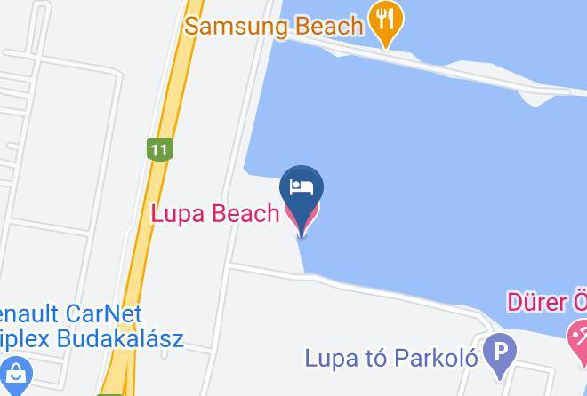 Budakalasz - Lake Lupa Premium Beach Maps