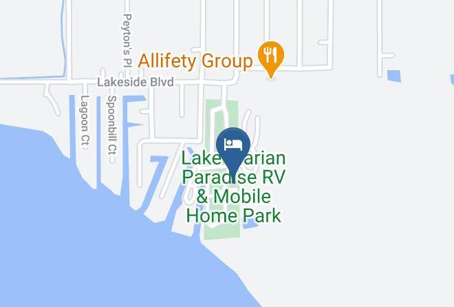 Osceola - Lake Marian Paradise Rv & Mobile Home Park Maps