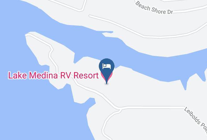 Bandera - Lake Medina Rv Resort Maps