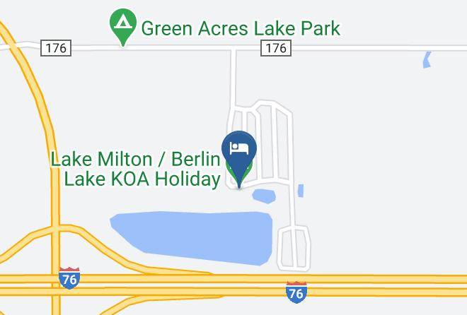 Mahoning - Lake Milton Berlin Lake Koa Holiday Maps