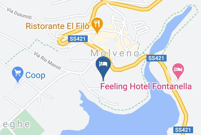 Trento - Lake & Nature Hotel Gloria Maps