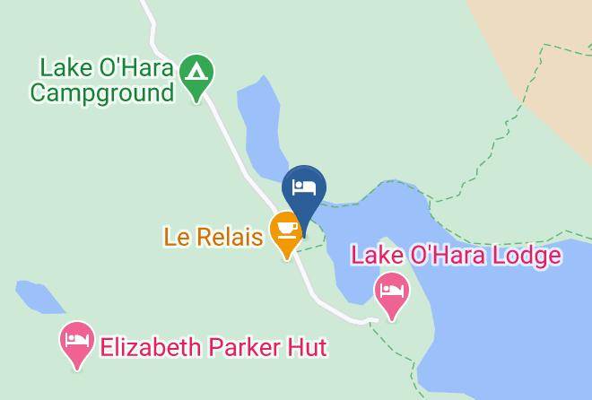 Columbia Shuswap - Lake O'hara Warden Cabin Maps