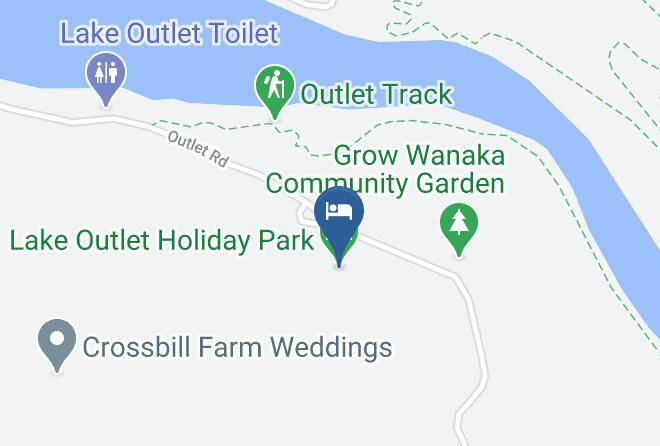 Lake Outlet Holiday Park Map