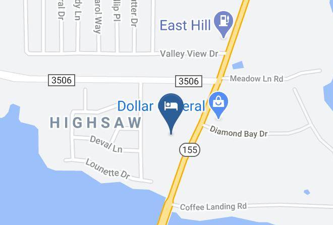 Henderson - Lake Palestine Motor Inn Maps