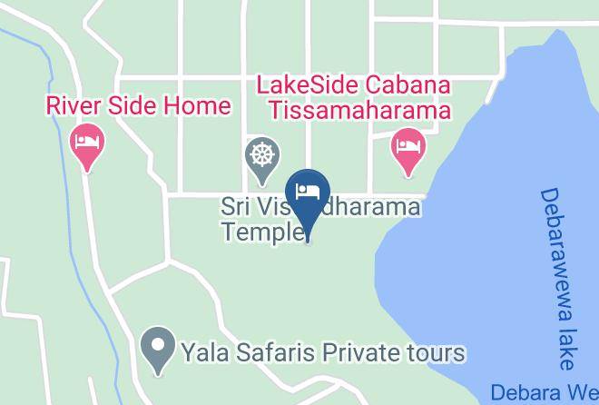 Galle - Lake Paradice Cabana Maps