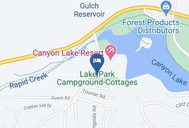 Pennington - Lake Park Campground Cottages Maps