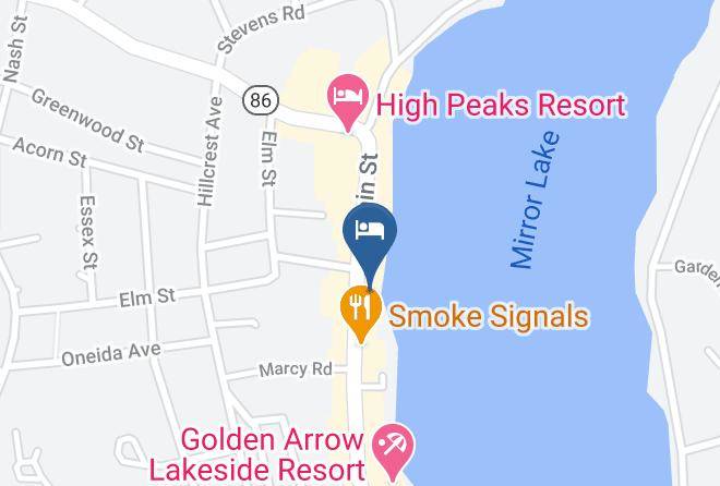 Essex - Lake Placid Accommodations Maps