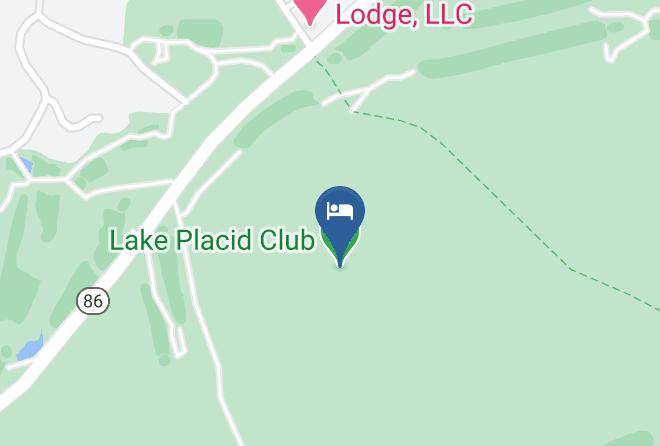 Lake Placid Club Map